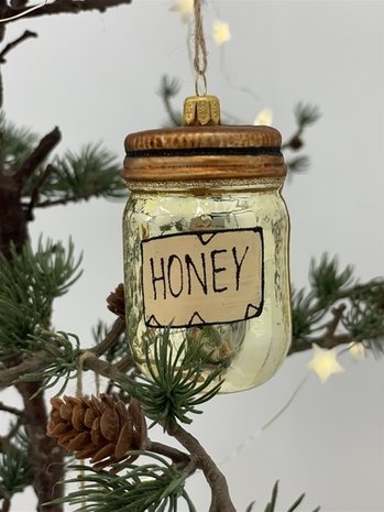 Feestdagenornament ‘Honingpot’ | Handgemaakt Kerstornament met Honingthema Feestdagenornament ‘Honingpot’ | Handgemaakt Kerstornament met Honingthema