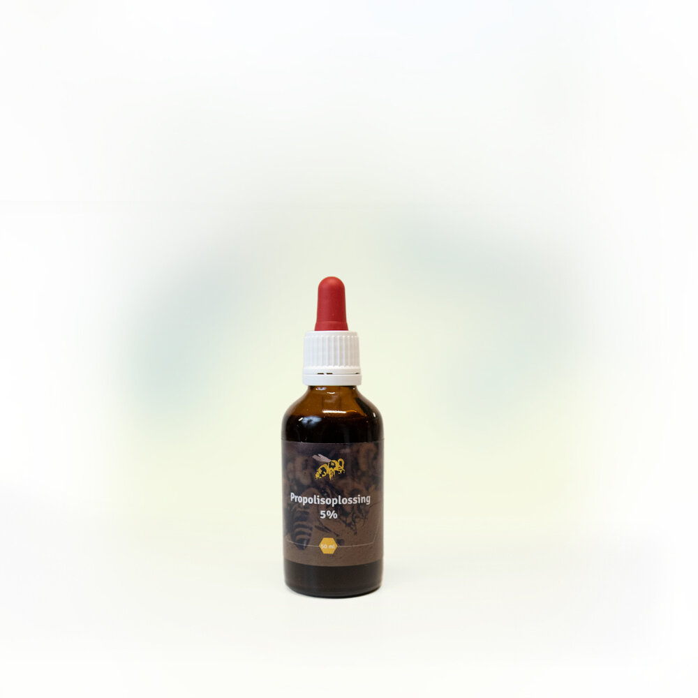 Propolisoplossing 5% | Waterige Propolisoplossing in Druppelflesje (50 ml)