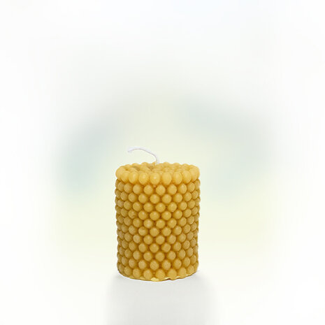 Zuivere bijenwaskaars 'Bolletjes' Zuivere bijenwaskaars 'Bolletjes'