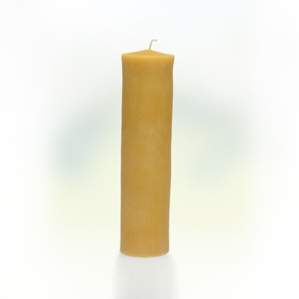 Stompkaars van zuivere bijenwas XL Stompkaars van zuivere bijenwas XL