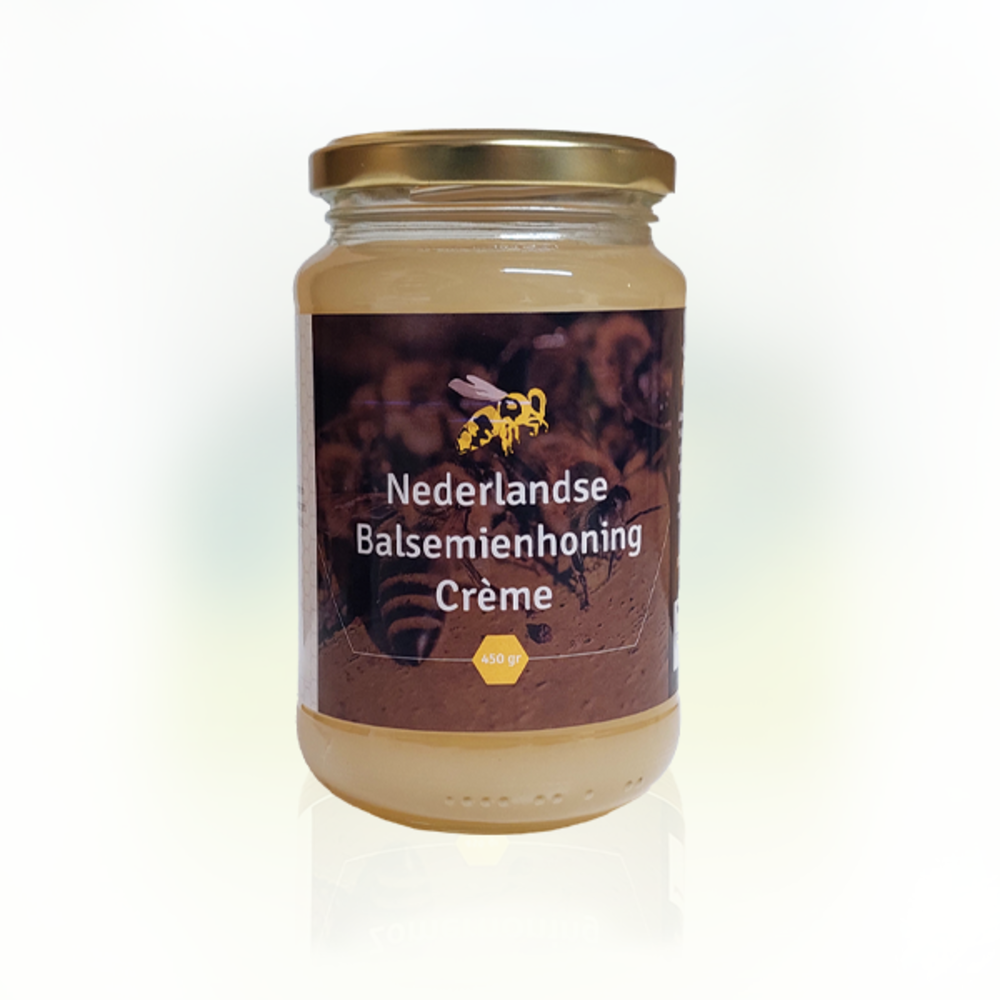 Rauwe Balsemienhoning Crème | Zachte en Smeerbare Crèmehoning van de Imker
