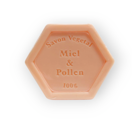 Honing stuifmeel zeep 100 gram Honing stuifmeel zeep 100 gram