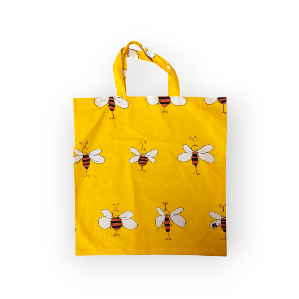 Tas met Bijenmotief | Herbruikbare Katoenen Tas met Bijenprint
