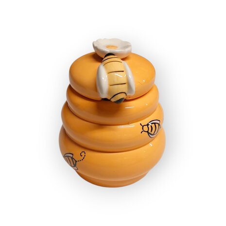 Honingpot met Lepel van Keramiek | Stijlvolle Honingpot voor op Tafel