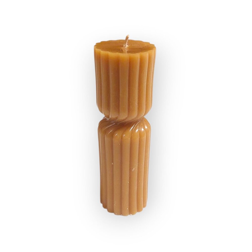 Necti Zuivere Bijenwaskaars ‘Flos’ | Handgemaakte Decoratieve Bijenwaskaars