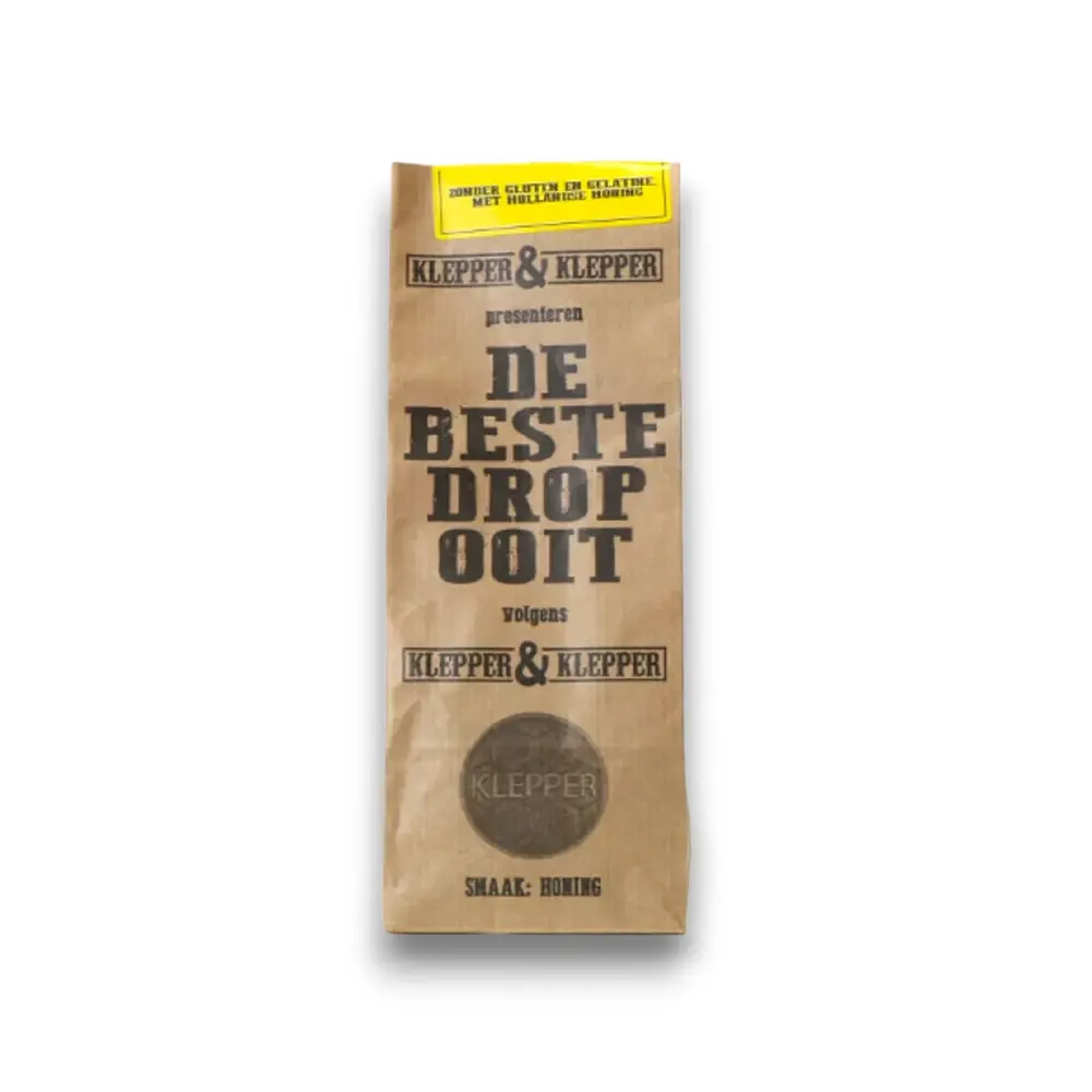 Honingdrop Klepper & Klepper | Drop met 12% Echte Honing uit de Biesbosch