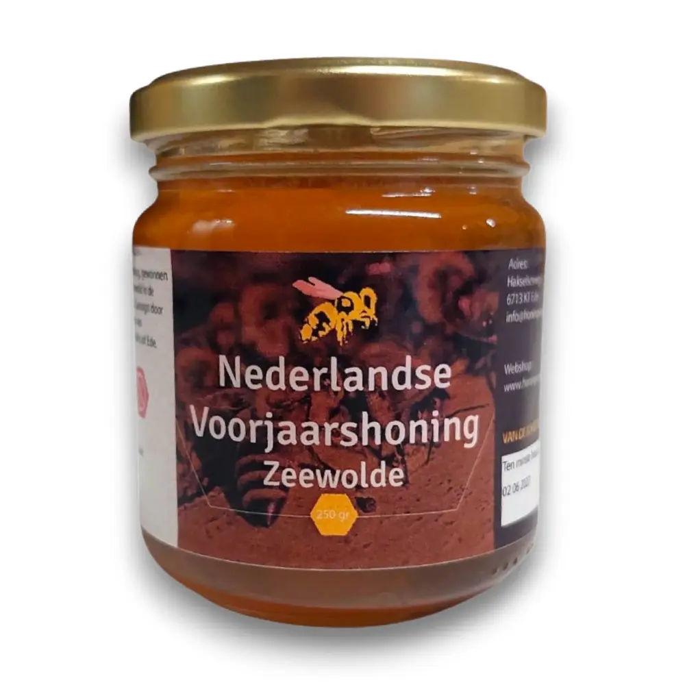 *Oogst 2026* Nederlandse Voorjaarshoning uit Zeewolde | Rauwe Honing van de Imker
