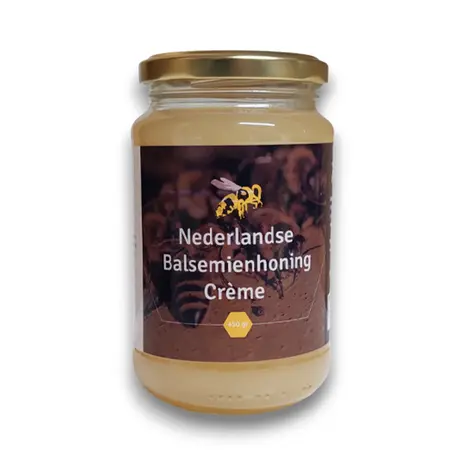 Rauwe Balsemienhoning Crème | Zachte en Smeerbare Crèmehoning van de Imker