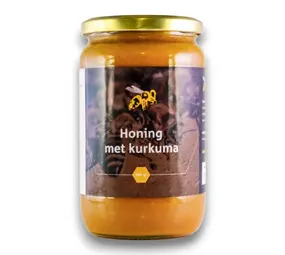 Honing met kurkuma 1200 gram Voordeelpot