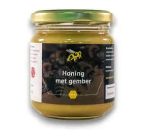 Honing met gember 250 gram
