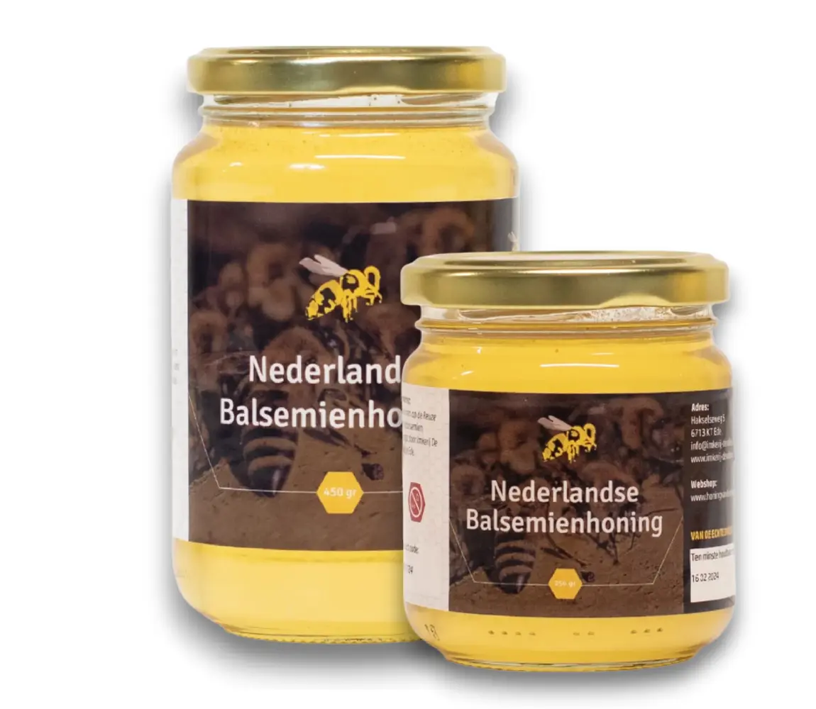 *Oogst 2025* Rauwe Balsemienhoning | Milde en Heldere Honing uit de Uiterwaarden