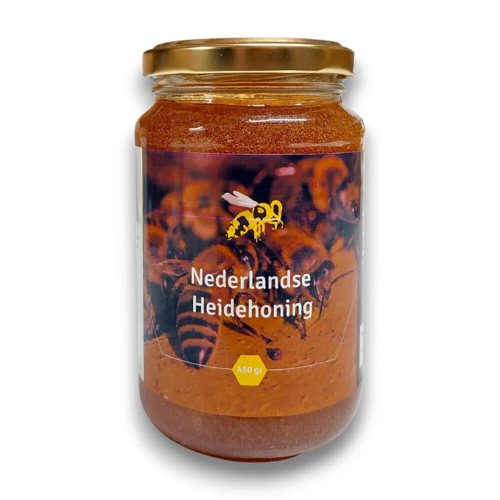 Nederlandse Heidehoning van de Imker 100% Natuurlijke Heidehoning van de Veluwe