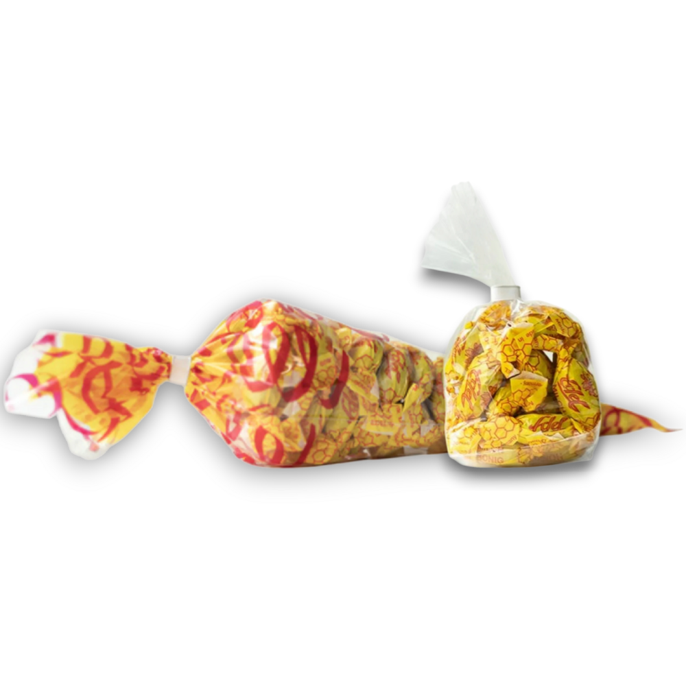 Honingsnoep met Melk | Honingsnoepje met Zachte Melkvulling Honingsnoep met Melk | Honingsnoepje met Zachte Melkvulling