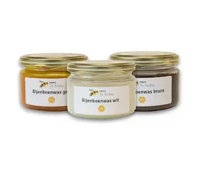 Bijenboenwas 150 gram. Wit, geel of bruin