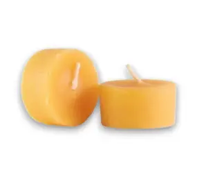 Waxinelichtje van bijenwas (per stuk) Waxinelichtje van bijenwas (per stuk)