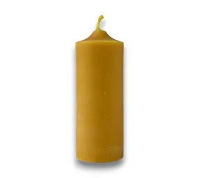 Zuivere bijenwaskaars 'stompkaars' Zuivere bijenwaskaars 'stompkaars'