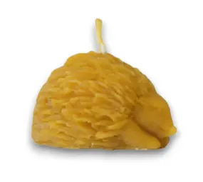 Zuivere bijenwaskaars 'egel'