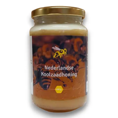 Overheerlijke crèmehoning gewonnen op Nederlandse koolzaadvelden. Overheerlijke crèmehoning gewonnen op Nederlandse koolzaadvelden.