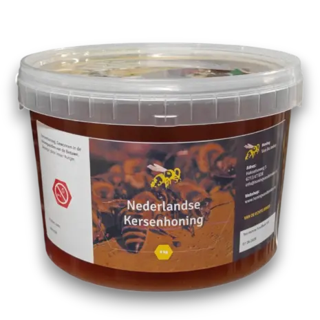 *Oogst 2026* Kersenhoning uit de Betuwe 4kg | Rauwe Nederlandse Honing van de Imker - Copy *Oogst 2026* Kersenhoning uit de Betuwe 4kg | Rauwe Nederlandse Honing van de Imker - Copy