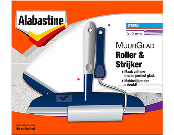 Alabastine Muurglad Roller+Strijker Alabastine Muurglad Roller+Strijker