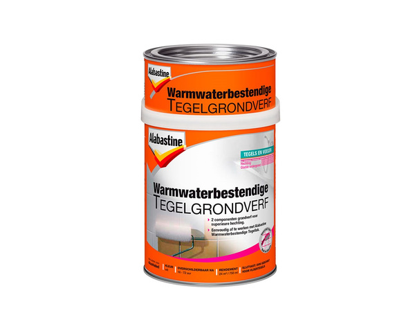 Alabastine Warmwaterbestendige Tegelgrondverf Alabastine Warmwaterbestendige Tegelgrondverf