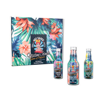 Madame Jeanette Hot Sauce™️ MmJ - Cadeau Doos 3 Hot Sauzen