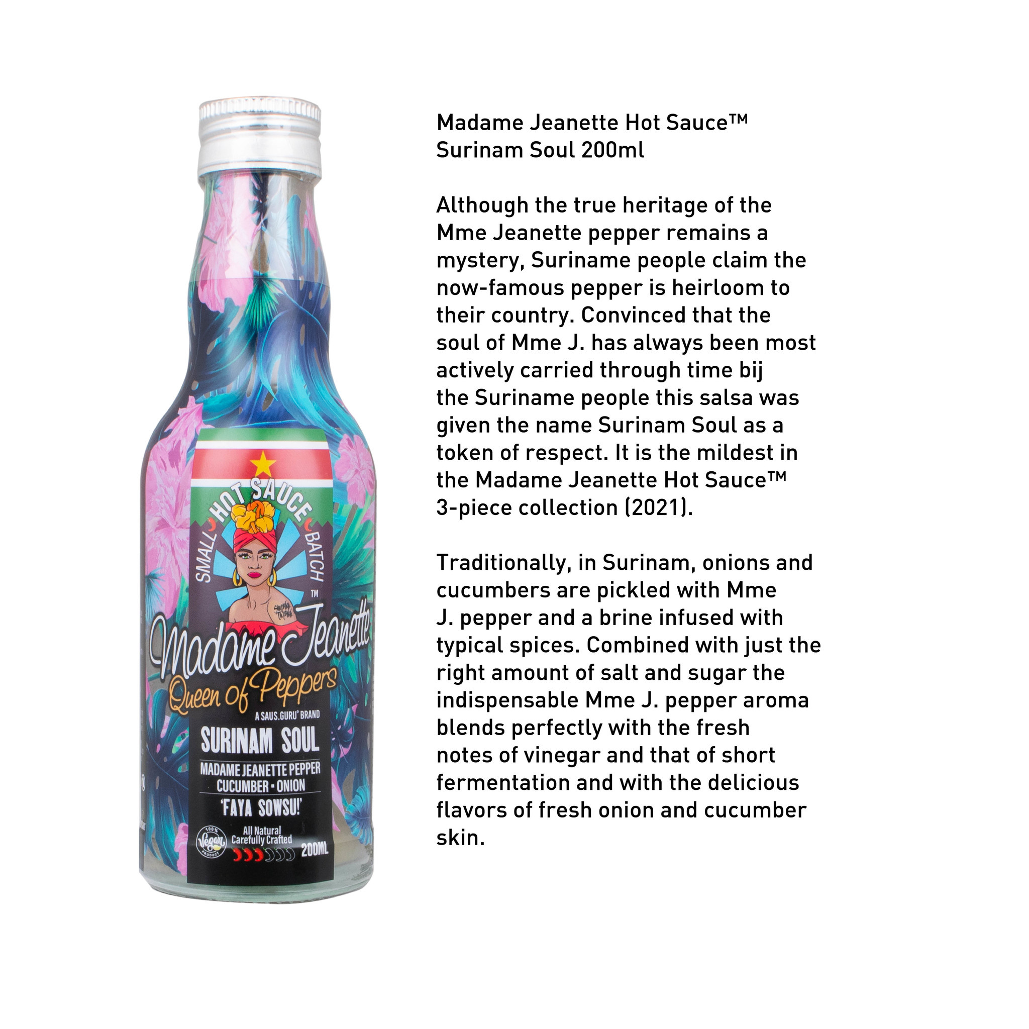 Madame Jeanette Hot Sauce™️ Madame Jeanette Hot Sauce™️ - Cadeau Doos 3 Hot Sauzen