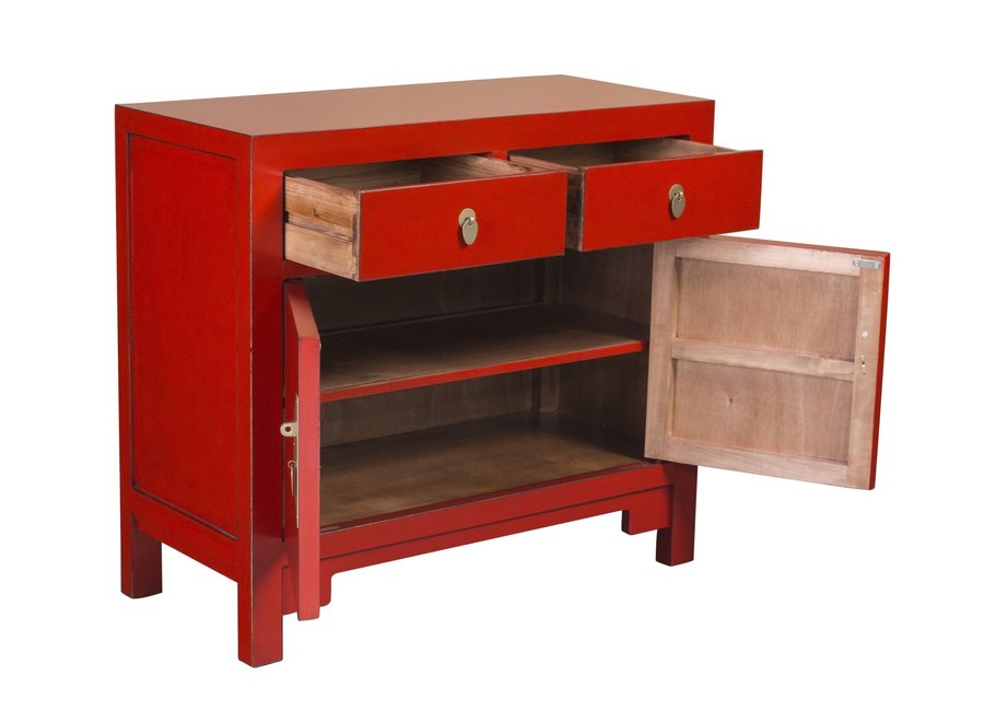 Armario Chino Lucky Red - Colección Orientique A90xF40xH80cm