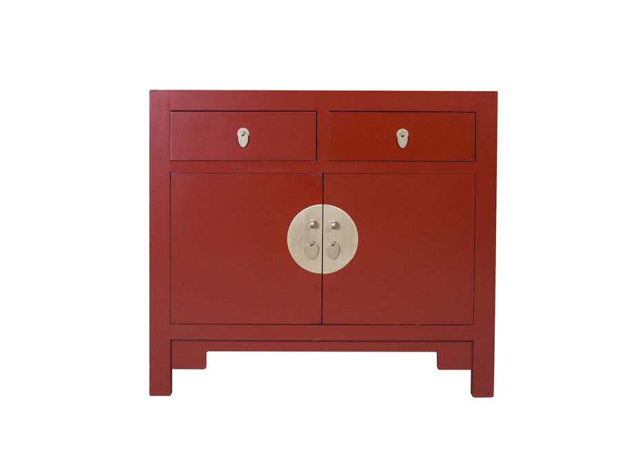 Armario Chino Rojo Rubí - Orientique Colección W90xP40xA80cm