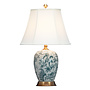 Chinese Table Lamp Off White Botanic Garden D41xH66cm
