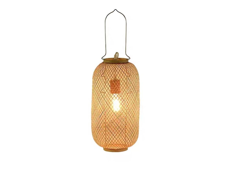 Bamboo Webbing Lamp Carmen Handmade D17xH60cm