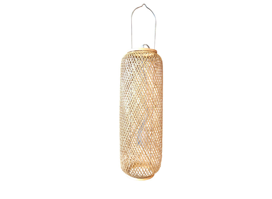 Lampe de Table en Bambou Webbing Fait Main - Carmen D.17xH60cm