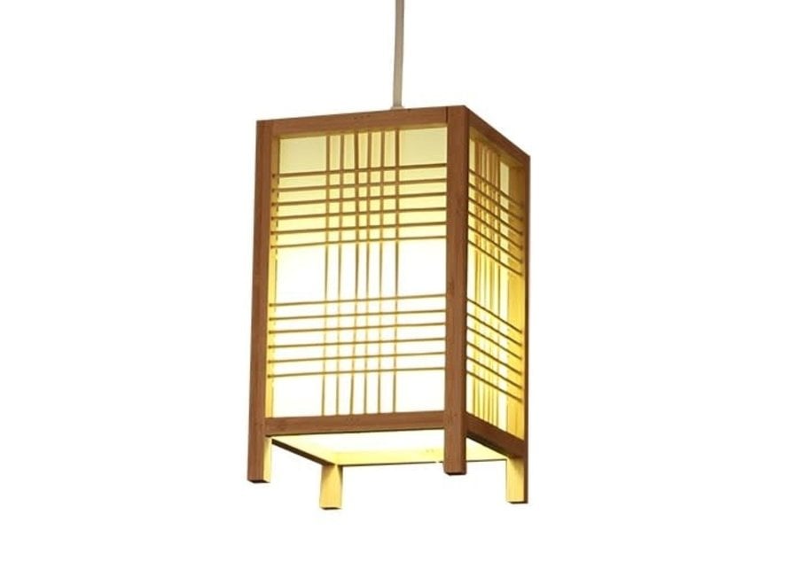 Lampada da Tavolo Giapponese Naturale - Tokyo L20xP20xA41.5cm - Fine  Asianliving