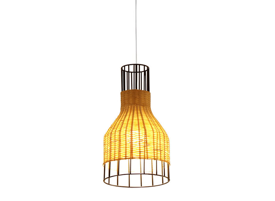 Bamboo Industrial Lamp - Xiron D20xH35cm