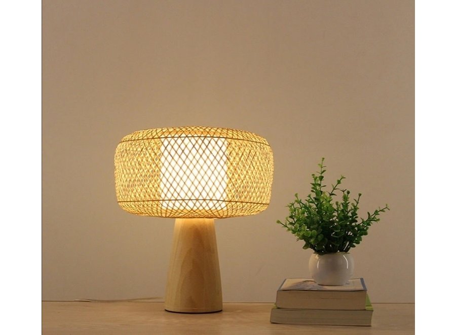 Bamboo Table Lamp - Hazel D28xH33cm