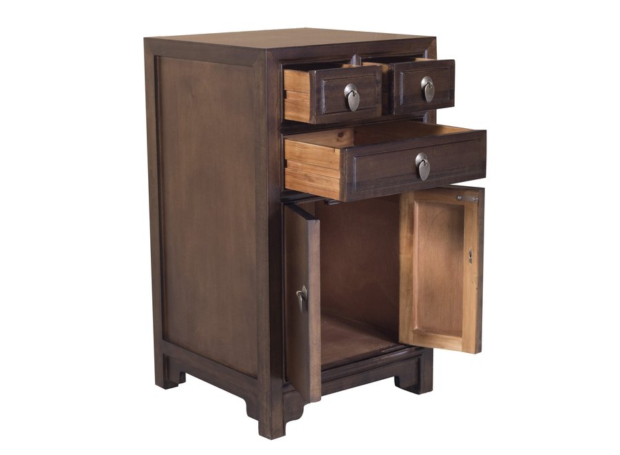 Fine Asianliving Chinese Cabinet Brown W44xD42xH77cm