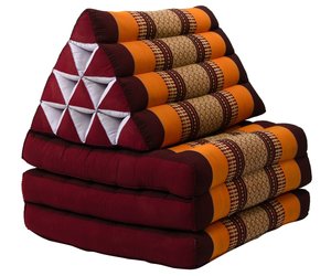 Fine Asianliving Thai Mattress Triangle Cushion Headrest 3 Fold