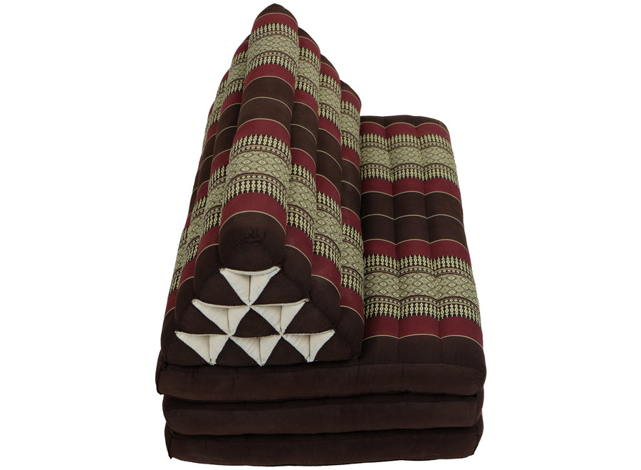 Coussin Thaïlandais Triangulaire Matelas 3 Parties XXXL 90x190cm