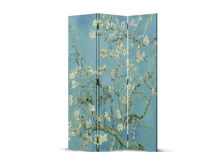 Room Divider Privacy Screen 3 Panels W120xH180cm Van Gogh Almond Blossoms