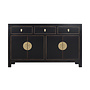 Buffet Chinois Onyx Noir - Orientique Collection L140xP35xH85cm