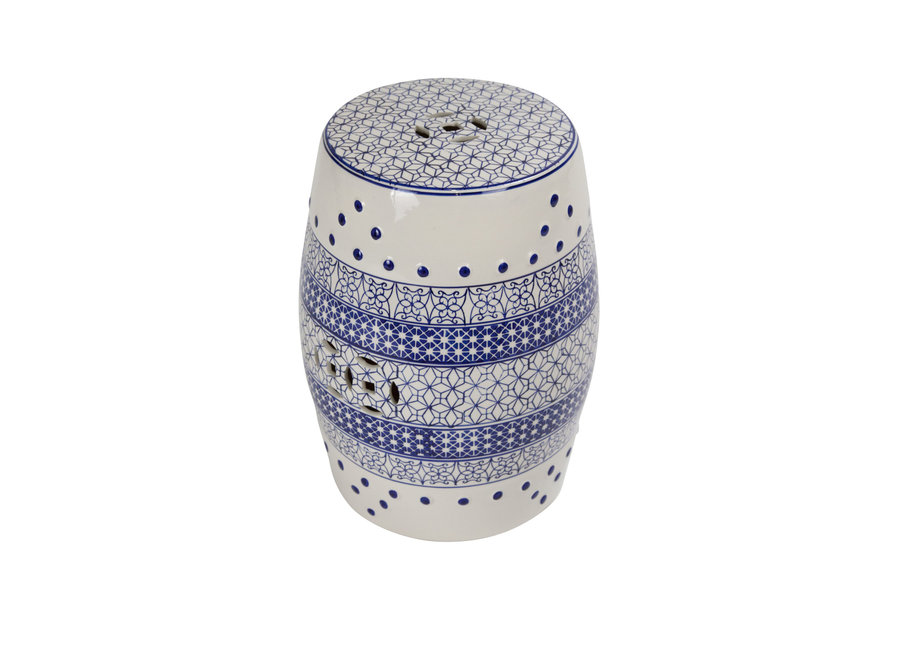 Sgabello in Ceramica Cinese Fatto a Mano D33xA46cm