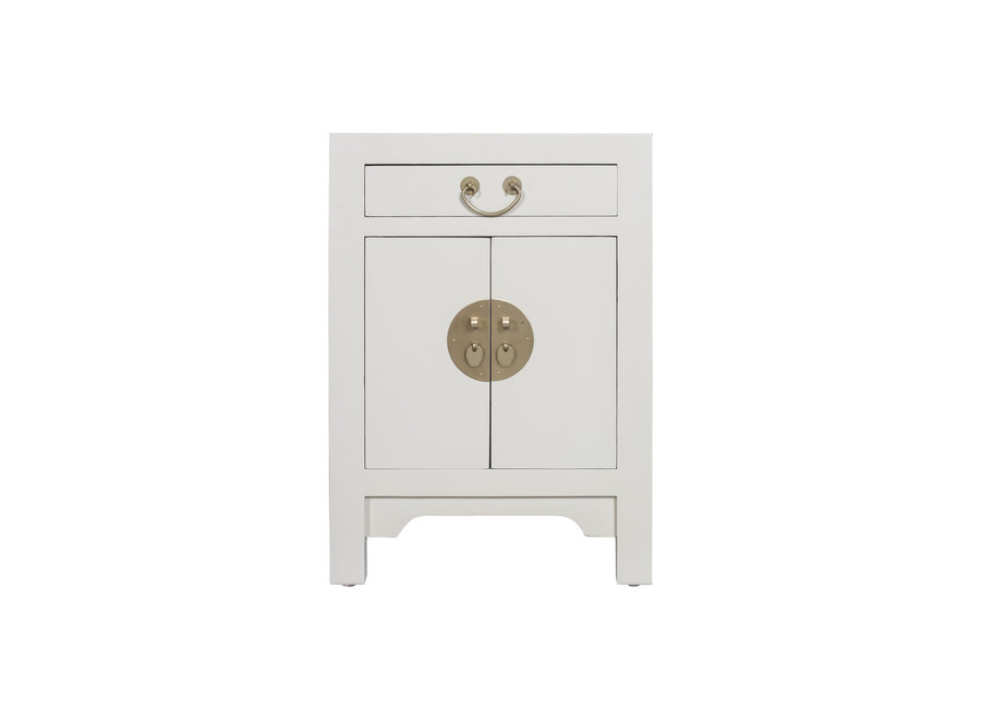 Fine Asianliving Chinese Bedside Table Moonshine Greige - Orientique Collection W42xD35xH60cm