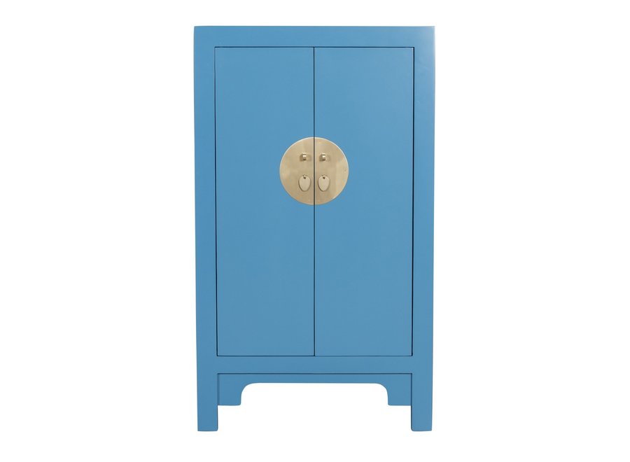Fine Asianliving Chinese Cabinet Sky Blue - Orientique Collection W70xD40xH120cm