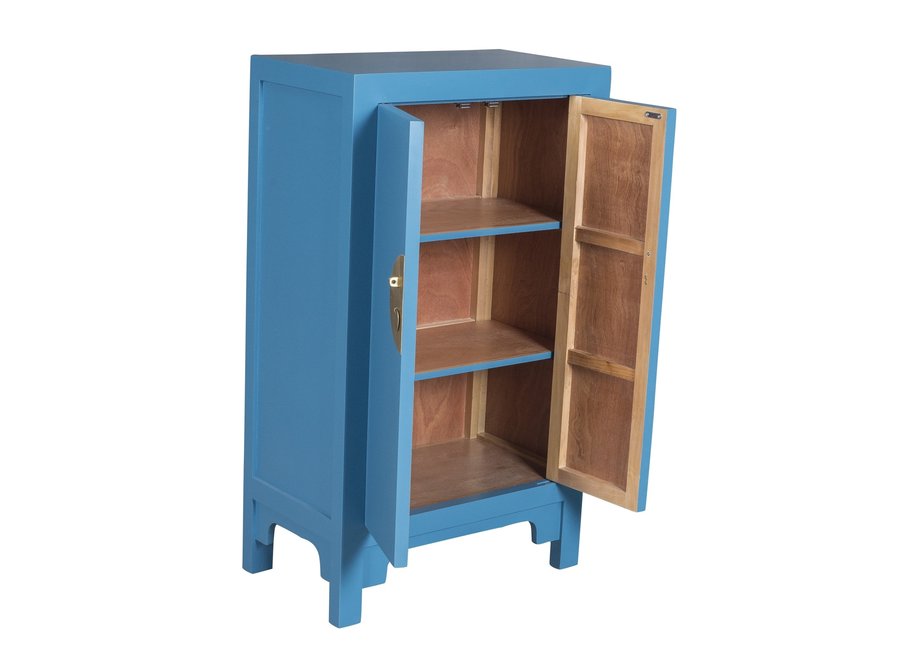 Armoire Chinoise Bleu Ciel - Orientique Collection L70xP40xH120cm