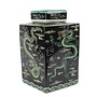 Pot à Gingembre Chinois Dragon Noir Peint à la Main L18xP18xH30cm