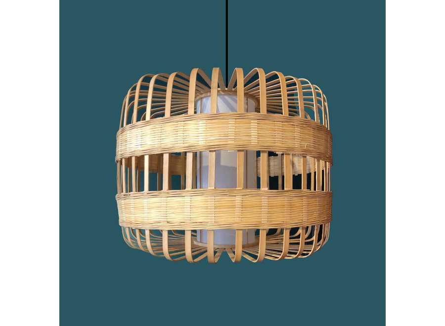 Bamboo Pendant Lamp Ceiling Lighting Handmade - Belinda W50xD50xH40cm