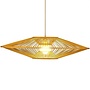 Bamboo Lampshade Pendant Light Handmade - Stella D90cm