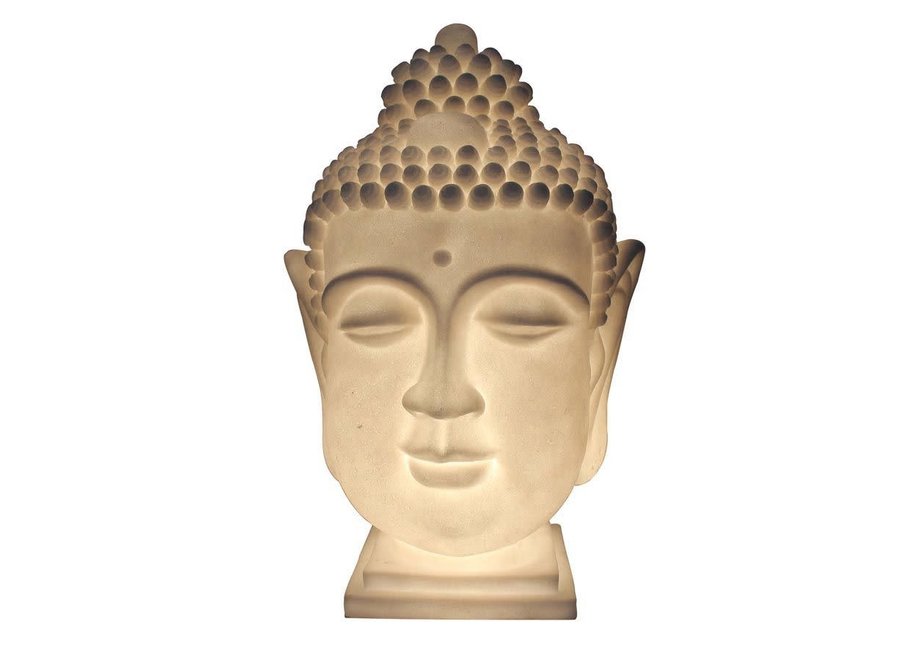 Sandstone Table Lamp Buddha 27.3x28.3x41.3cm Fine Asianliving