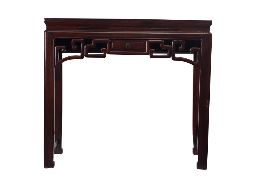 Antique Small Chinese Console Table Details Drawer - Zhejiang, China