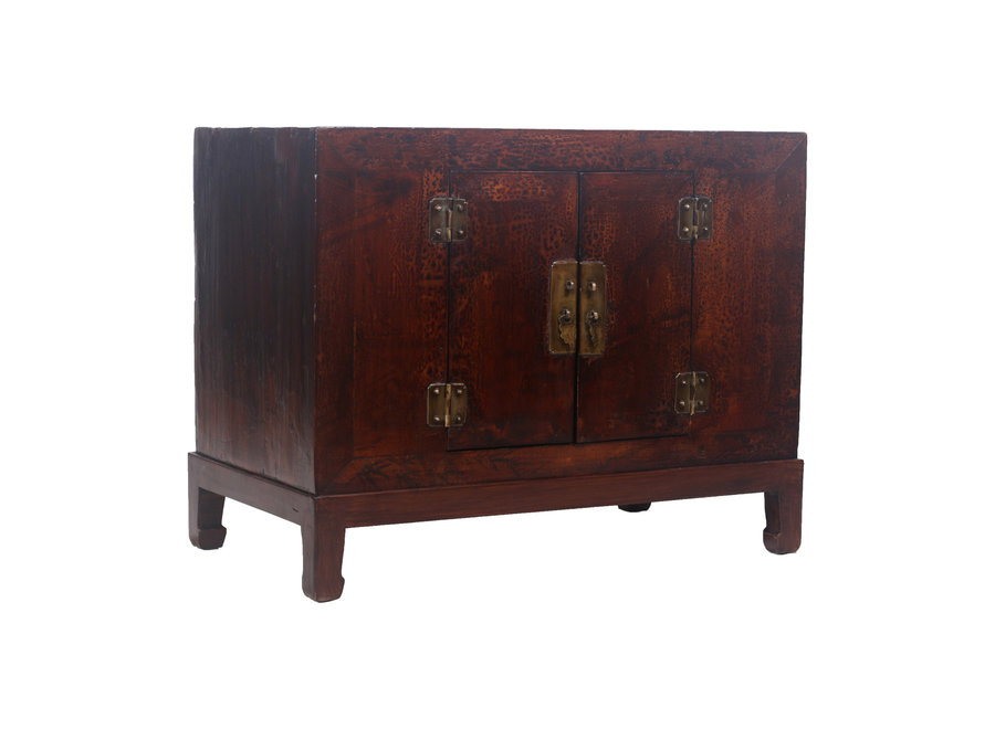 Fine Asianliving Armoire Chinoise Antique Motif Brune - Shanxi, Chine